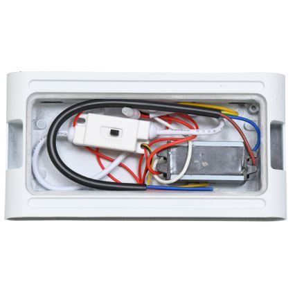 LED-ulkoseinävalaisin BRICK 2xLED/6W/230V 3000/4000/6500K IP65 valkoinen