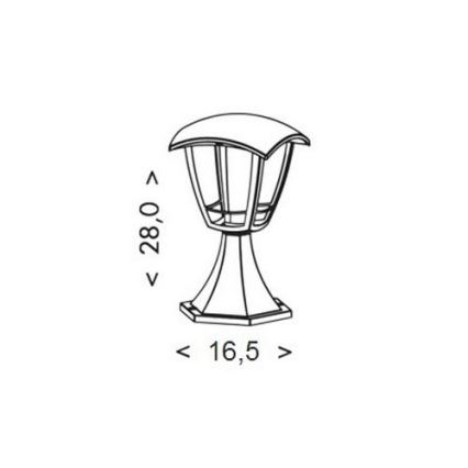 LED-ulkolamppu VERONA LED/8W/230V IP44