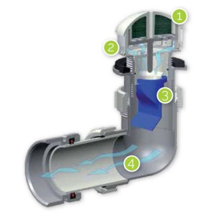 EcoStep 30011 - Vesiton pisuaari P1.1 keraaminen/valkoinen