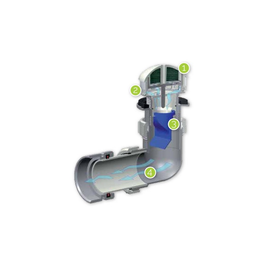 EcoStep 30011 - Vesiton pisuaari P1.1 keraaminen/valkoinen