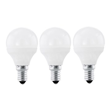 Eglo 10698 - SETTI 3x LED-polttimo E14/4W/230V 320lm