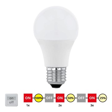 EGLO 11562 - Himmennettevä LED-polttimo E27/10W/230V 4000K - STEPDIMMING