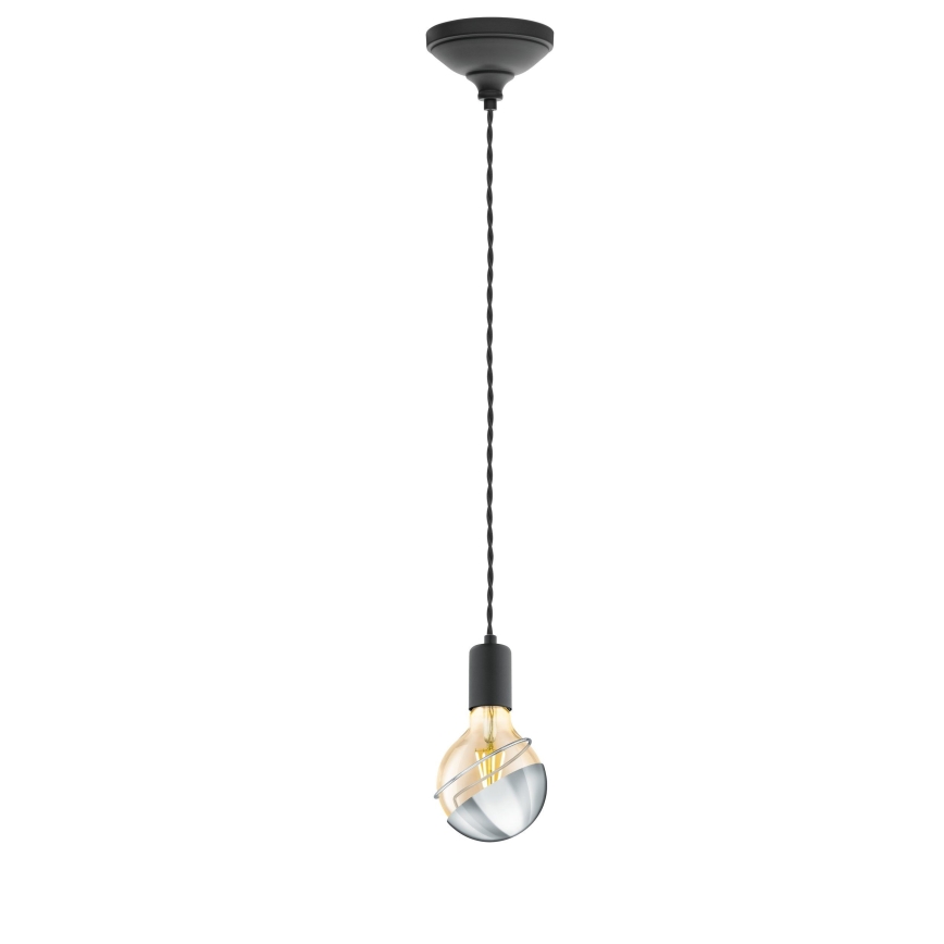 Eglo 11907 - Koristeellinen pallomainen kanta lampulle G95 kiiltävä kromi