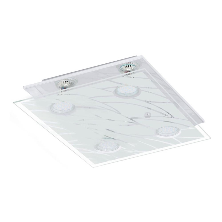 Eglo 13674 - LED-kattovalaisin FARELLA 4xGU10/3W/230V