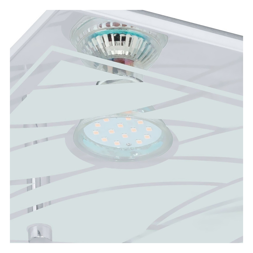 Eglo 13674 - LED-kattovalaisin FARELLA 4xGU10/3W/230V