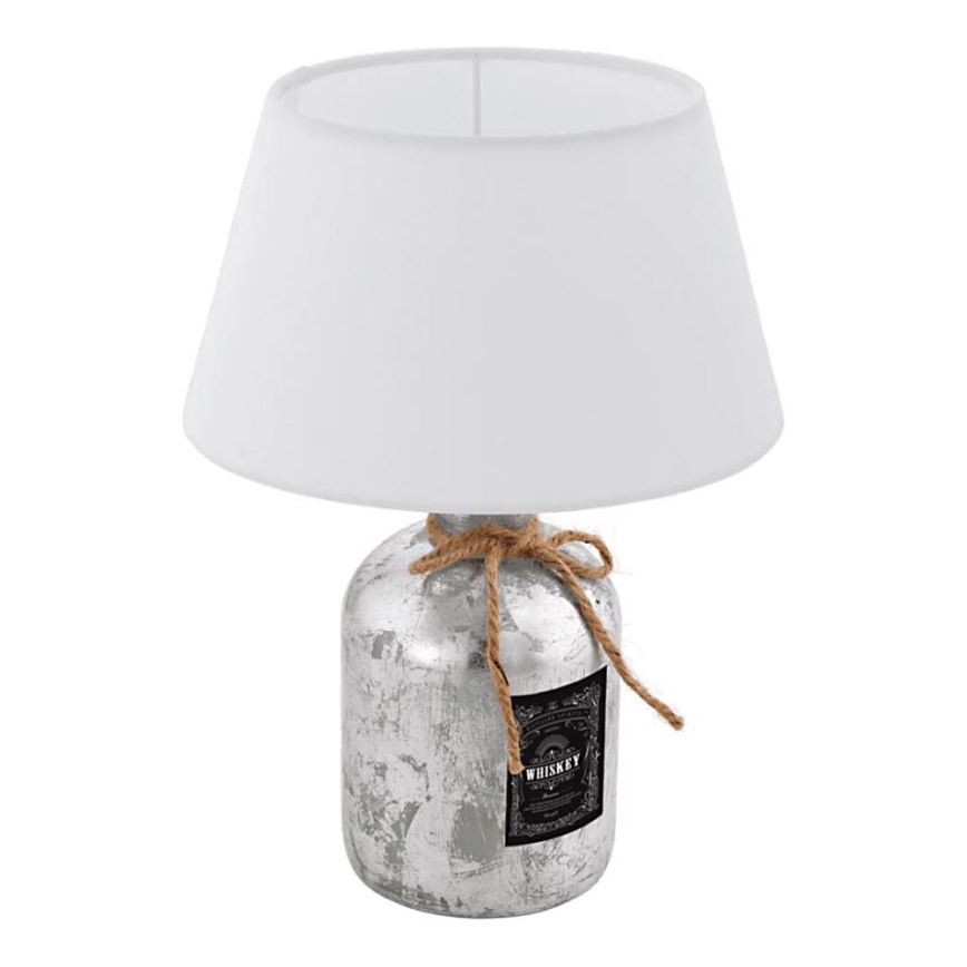 Eglo 202115 - Pöytävalaisin MOJADA 1xE27/40W/230V valkoinen