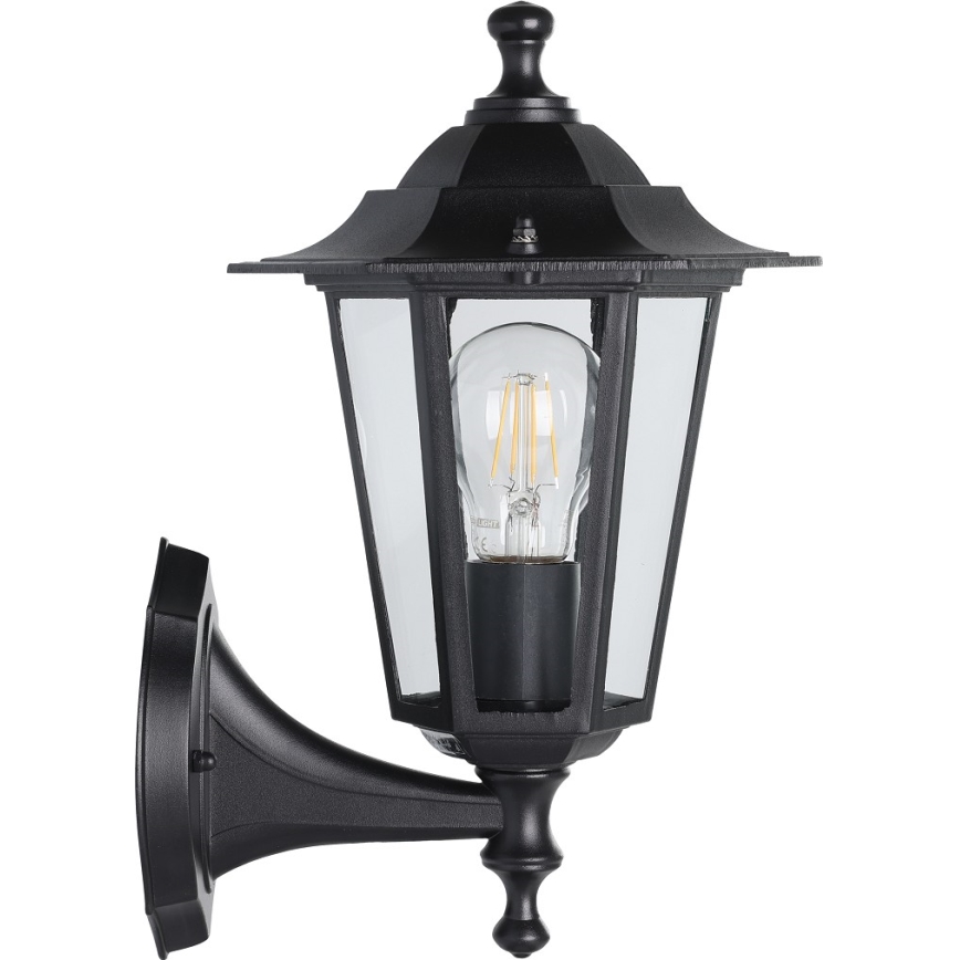 EGLO 22468 - Ulkoseinävalaisin LATERNA 4 1xE27/60W musta