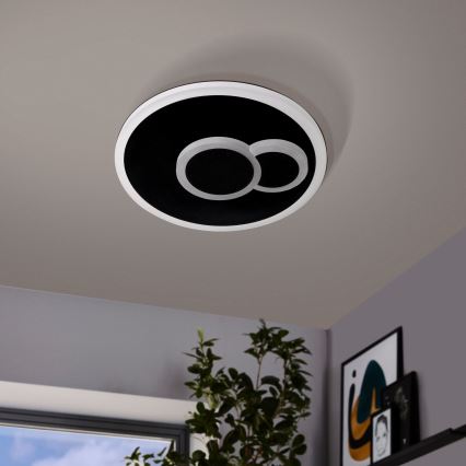 Eglo - LED-kattovalaisin LED/7,8W/230V d. 20 cm musta