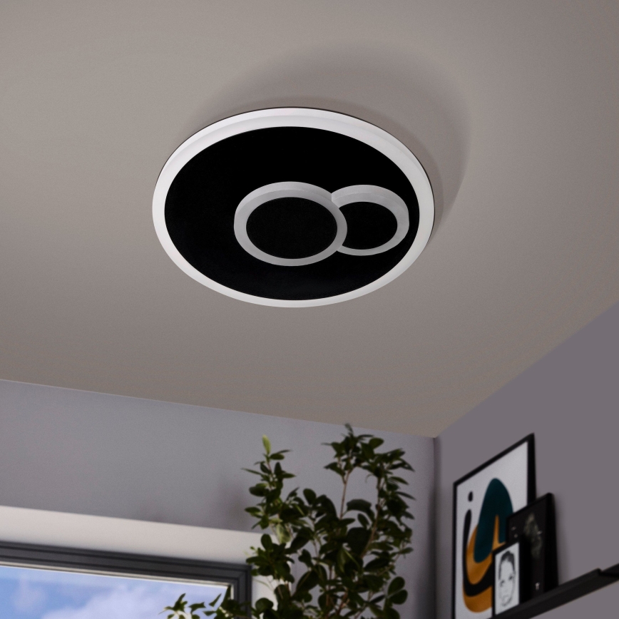 Eglo - LED-kattovalaisin LED/7,8W/230V d. 20 cm musta