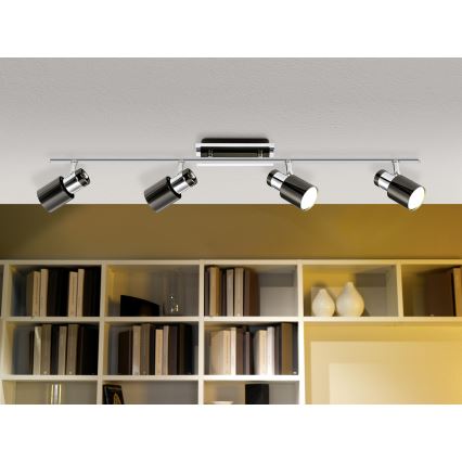 Eglo 30835 - LED-kohdevalaisin DAVIDA 1 4xGU10/5W/230V