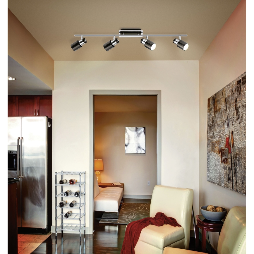 Eglo 30835 - LED-kohdevalaisin DAVIDA 1 4xGU10/5W/230V
