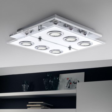 EGLO 30932 - LED-kattovalaisin CABO 6xGU10/3W/230V