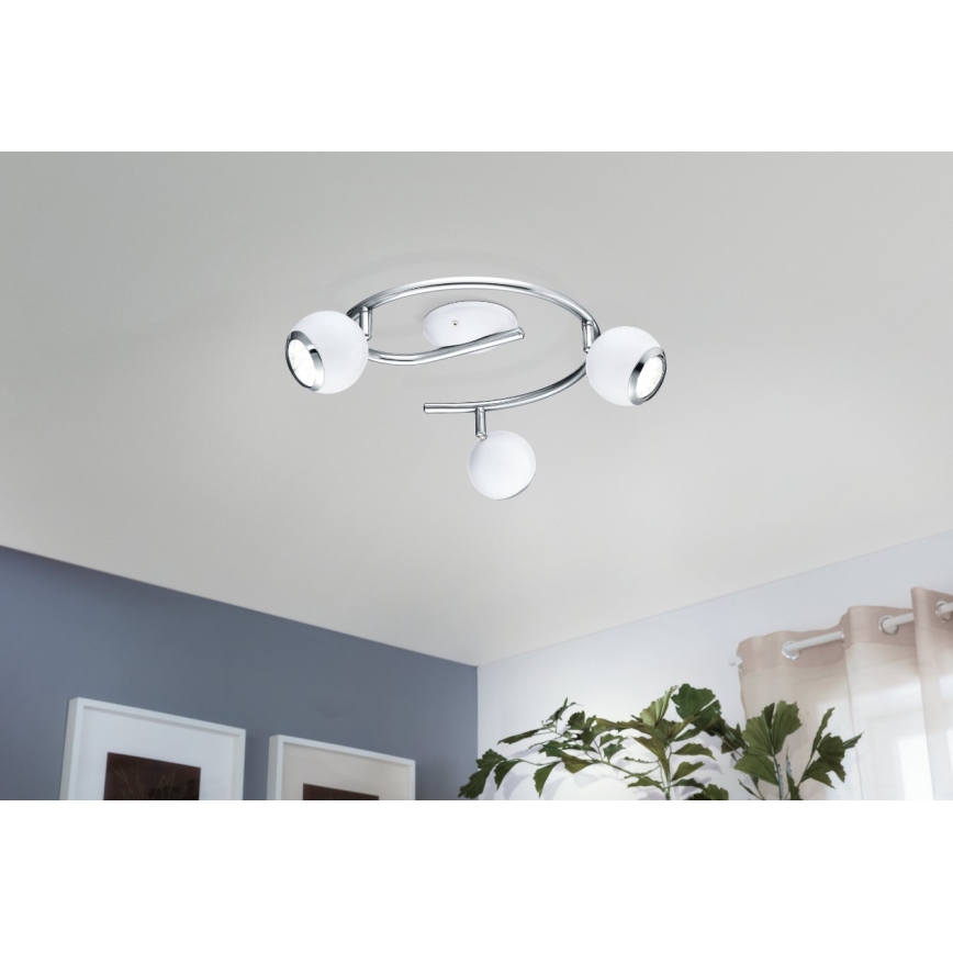 EGLO 31003 - LED-kohdevalaisin BIMEDA 3xGU10/3W LED