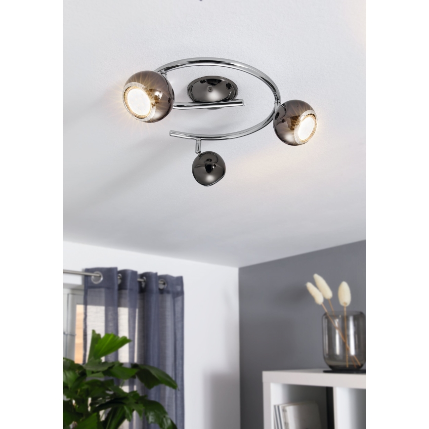 EGLO 31007 - LED-kohdevalaisin BIMEDA 3xGU10/3W LED