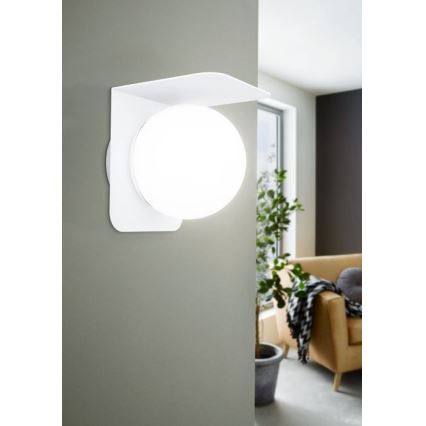Eglo 31052 - LED RGBW Himmennettävä ulkovalo CORRIENTES 1xE27/9W/230V IP44 valkoinen