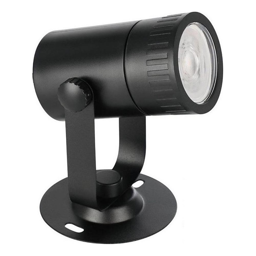Eglo 31374 - LED RGBW Himmennettävä ulko lamppu NEMA-Z 1xGU10/5W/230V 2700-6500K IP65 musta