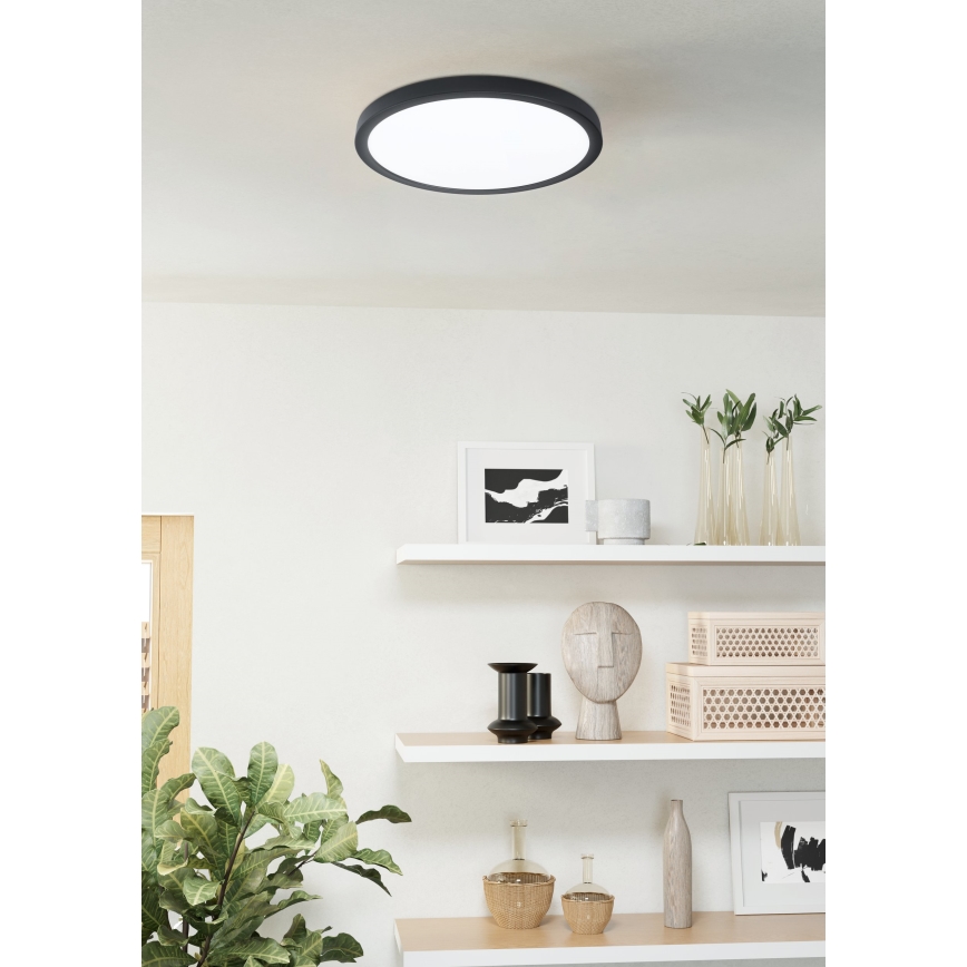 Eglo 31378 - Himmennettävä kylpyhuoneen LED-kattovalaisin ARGOLIS-Z LED/19,5W/230V 2700-6500K IP44 musta
