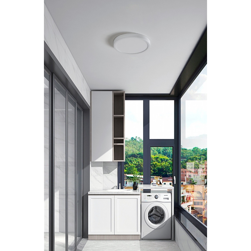Eglo 31379 - Himmennettävä kylpyhuoneen LED-kattovalaisin ARGOLIS-Z LED/19,5W/230V 2700-6500K IP44 valkoinen
