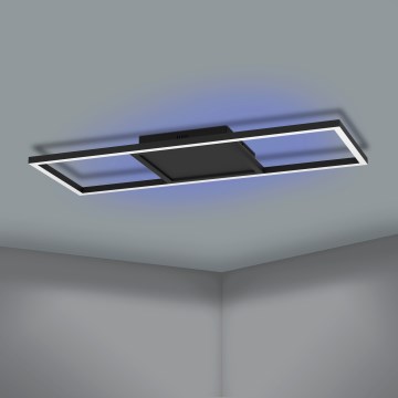 Eglo 31431 - LED RGBW Himmennettävä kattovalo CALAGRANO-Z LED/21W/230V 3000-6500K musta