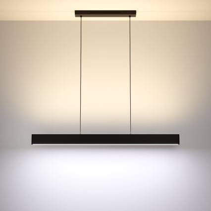 Eglo 31433 - LED RGBW Himmennettävä kattokruunu johdossa ANDREAS-Z LED/38W/230V 2700-6500K musta