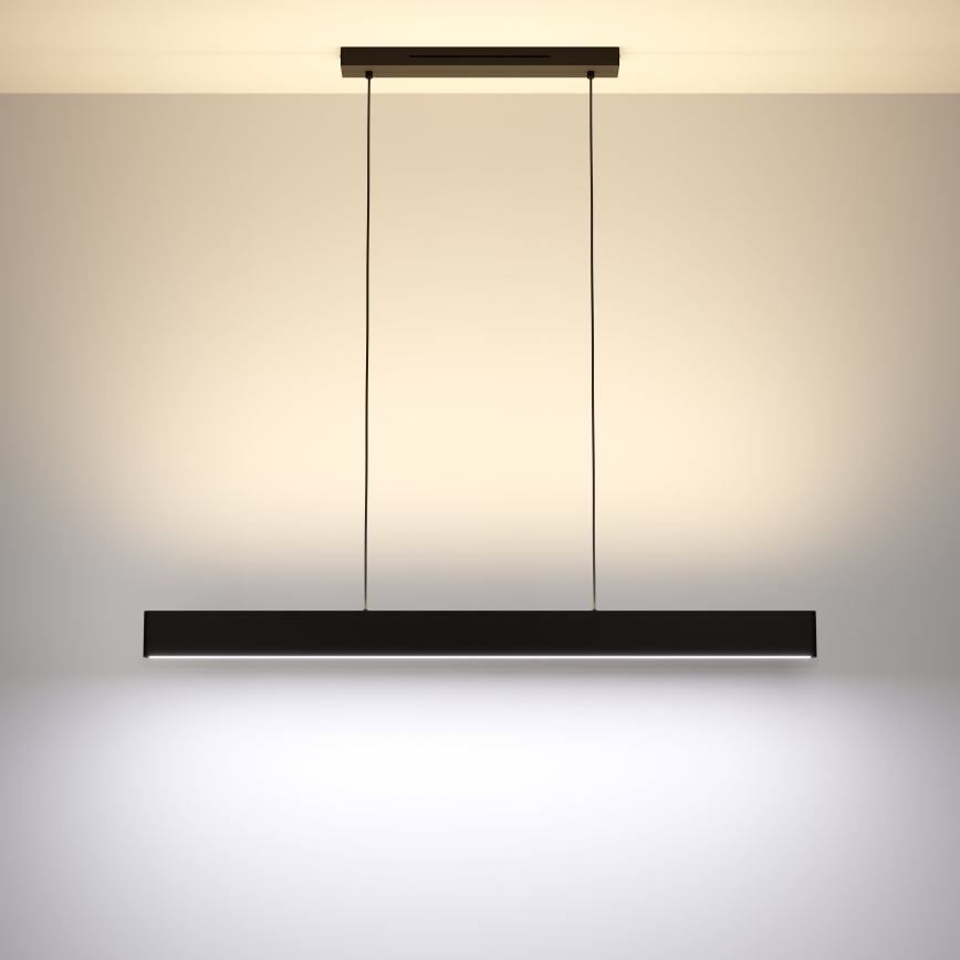 Eglo 31433 - LED RGBW Himmennettävä kattokruunu johdossa ANDREAS-Z LED/38W/230V 2700-6500K musta