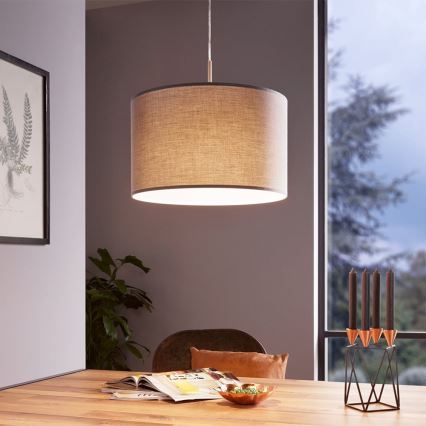 Eglo 31573 - Kattokruunu narulla PASTERI 1xE27/60W/230V