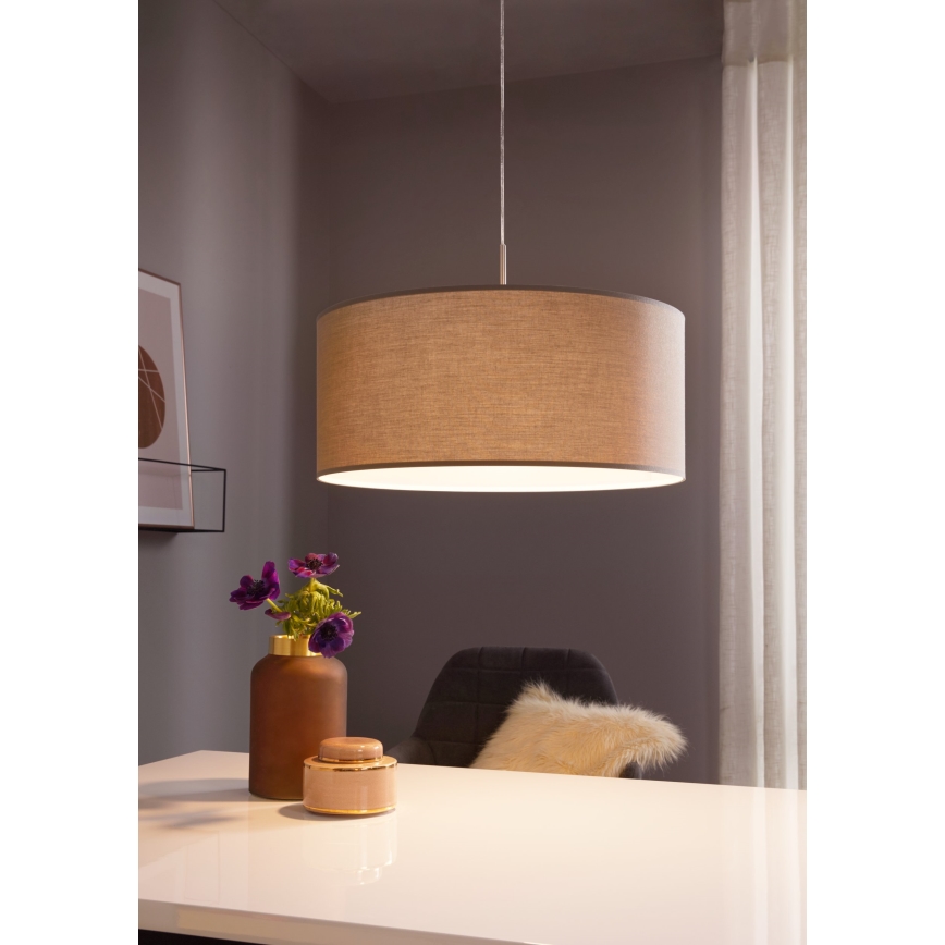 Eglo 31576 - Kattokruunu narulla PASTERI 1xE27/60W/230V
