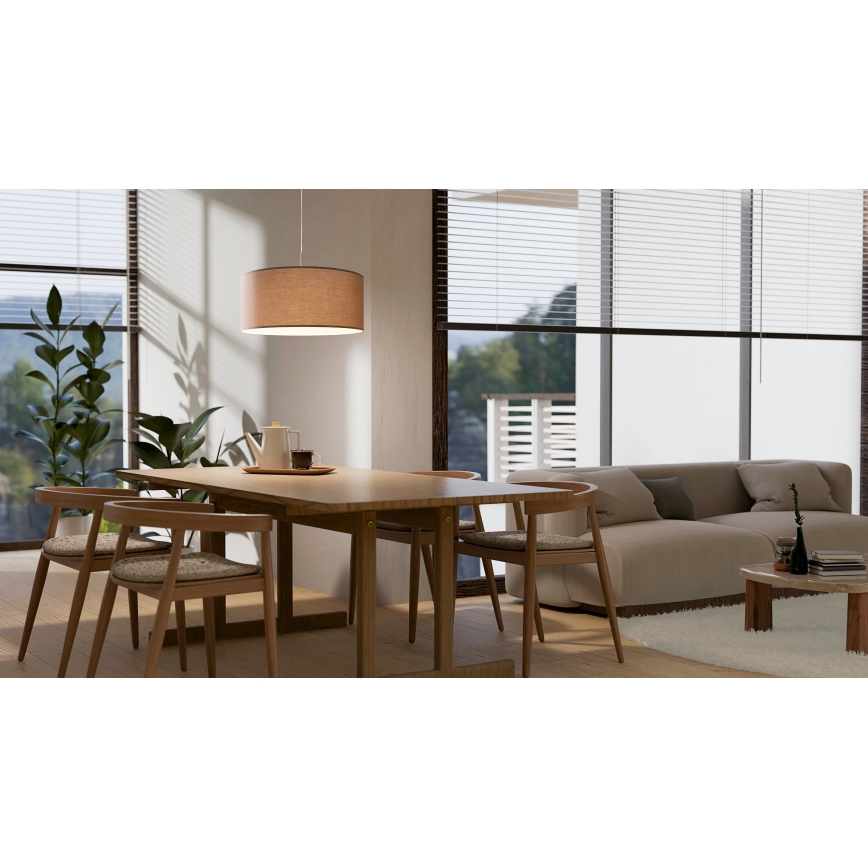 Eglo 31576 - Kattokruunu narulla PASTERI 1xE27/60W/230V