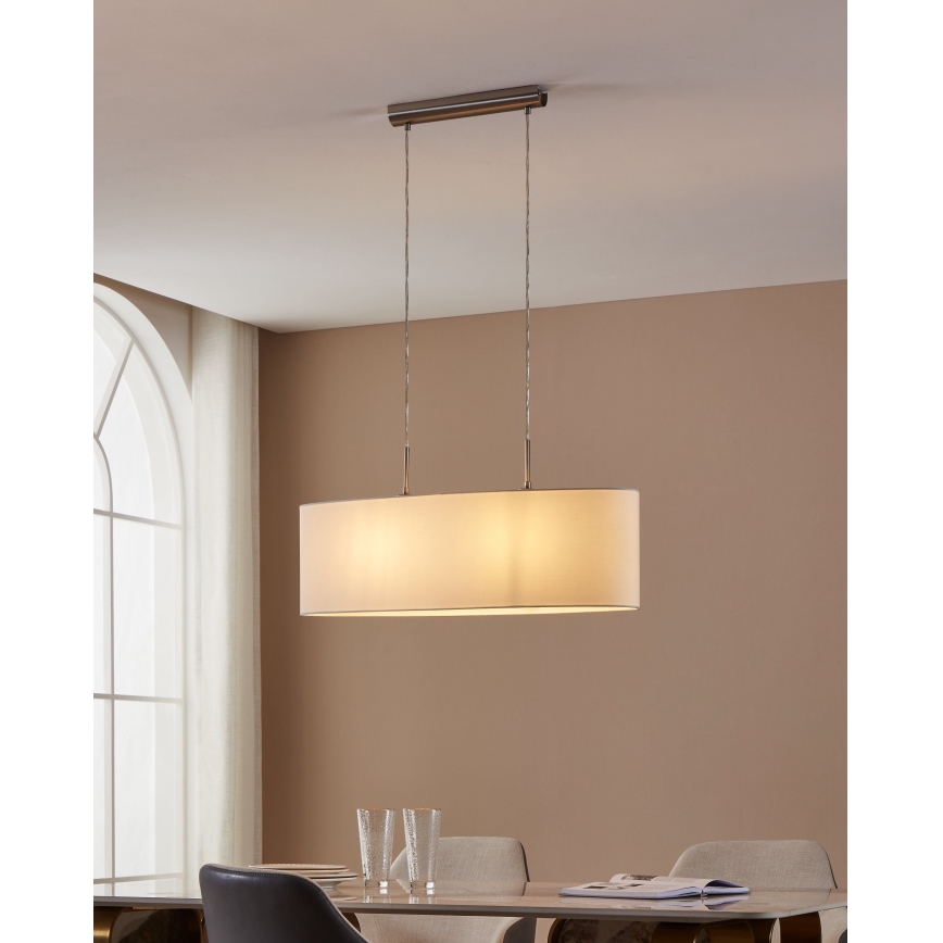 Eglo 31579 - Kattokruunu narulla PASTERI 2xE27/60W/230V