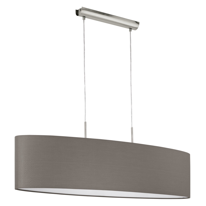 Eglo 31587 - Kattokruunu narulla PASTERI 2xE27/60W/230V