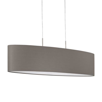 Eglo 31587 - Kattokruunu narulla PASTERI 2xE27/60W/230V