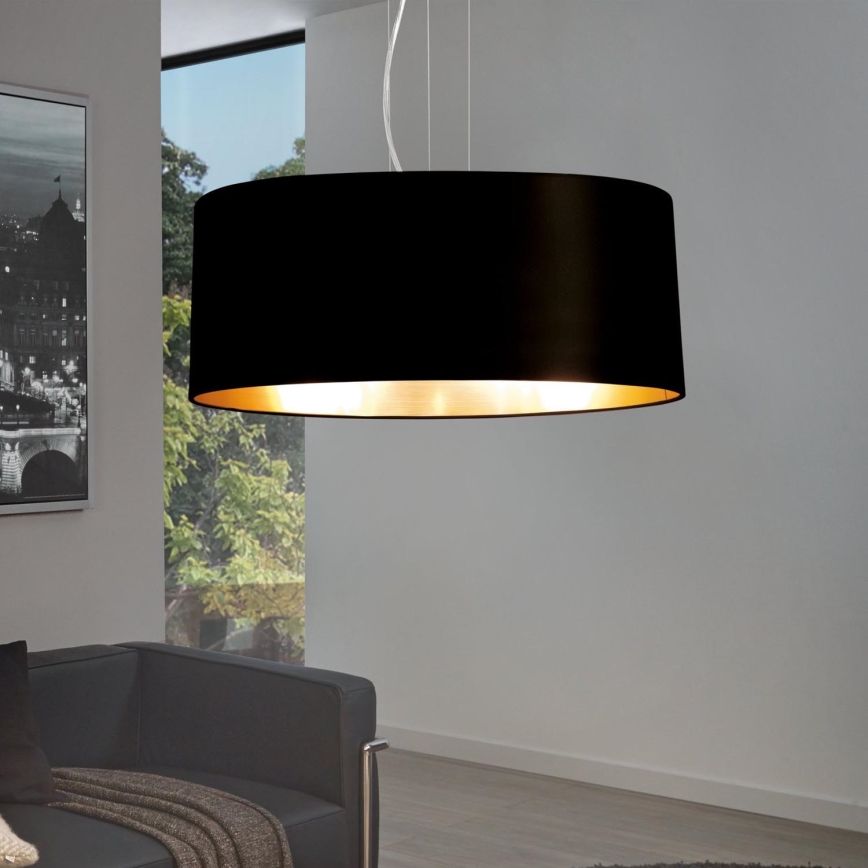 Eglo 31605 - Kattokruunu narulla MASERLO 3xE27/60W/230V