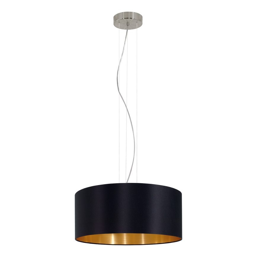 Eglo 31605 - Kattokruunu narulla MASERLO 3xE27/60W/230V