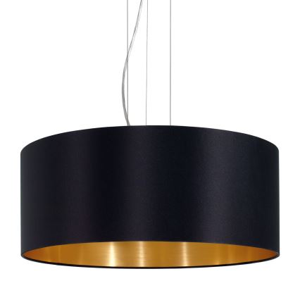Eglo 31605 - Kattokruunu narulla MASERLO 3xE27/60W/230V