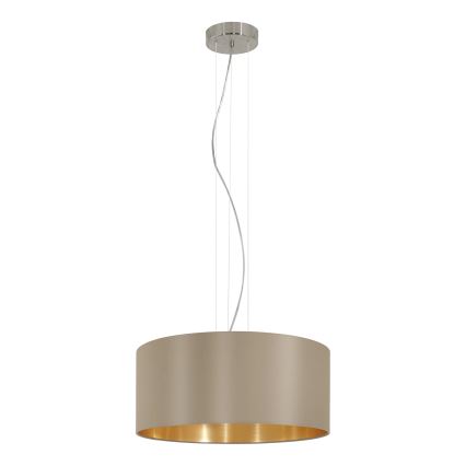 Eglo 31607 - Kattokruunu narulla MASERLO 3xE27/60W/230V