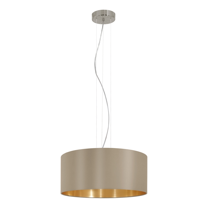 Eglo 31607 - Kattokruunu narulla MASERLO 3xE27/60W/230V