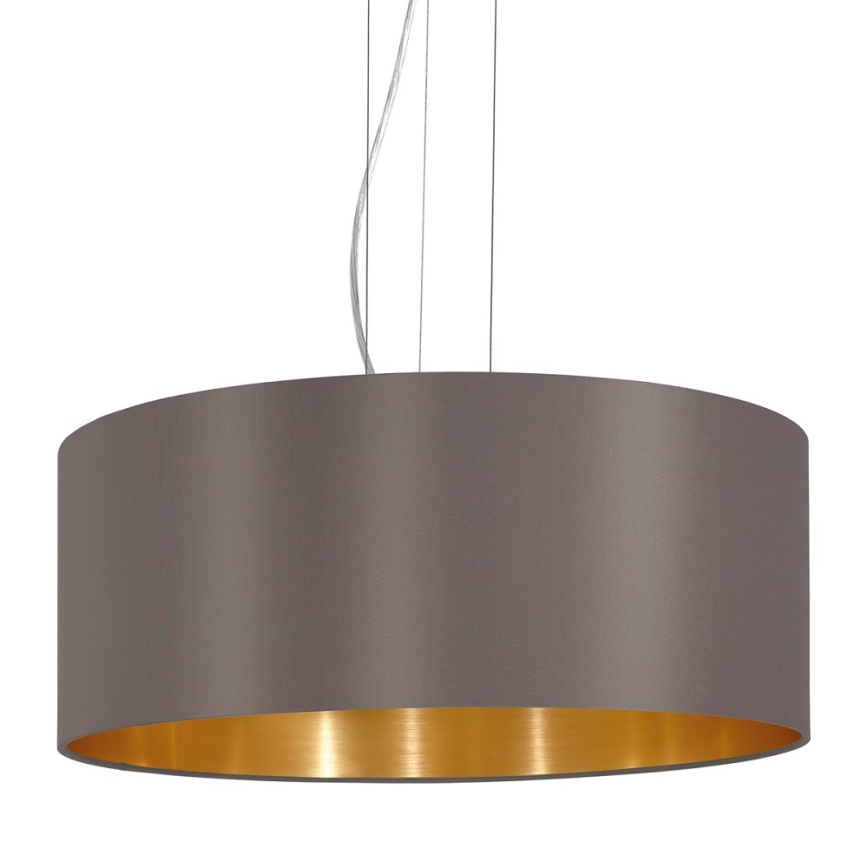 Eglo 31608 - Kattokruunu narulla MASERLO 3xE27/60W/230V