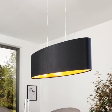 Eglo 31611 - Kattokruunu narulla MASERLO 2xE27/60W/230V