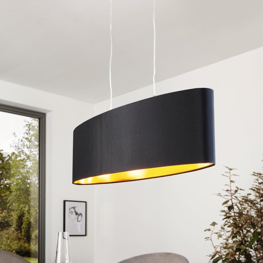 Eglo 31611 - Kattokruunu narulla MASERLO 2xE27/60W/230V