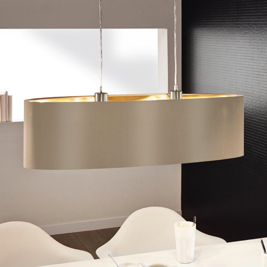 Eglo 31613 - Kattokruunu narulla MASERLO 2xE27/60W/230V
