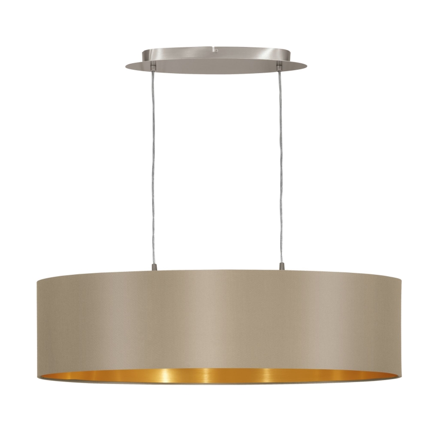 Eglo 31613 - Kattokruunu narulla MASERLO 2xE27/60W/230V