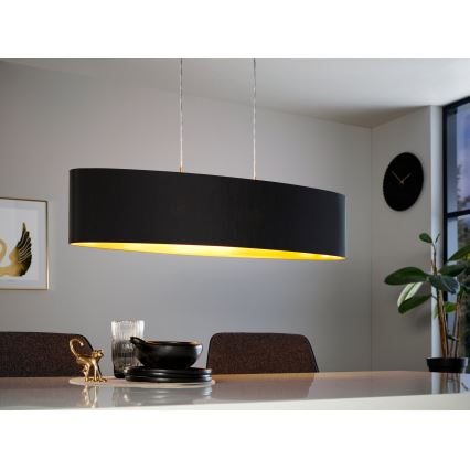 Eglo 31616 - Kattokruunu narulla MASERLO 2xE27/60W/230V