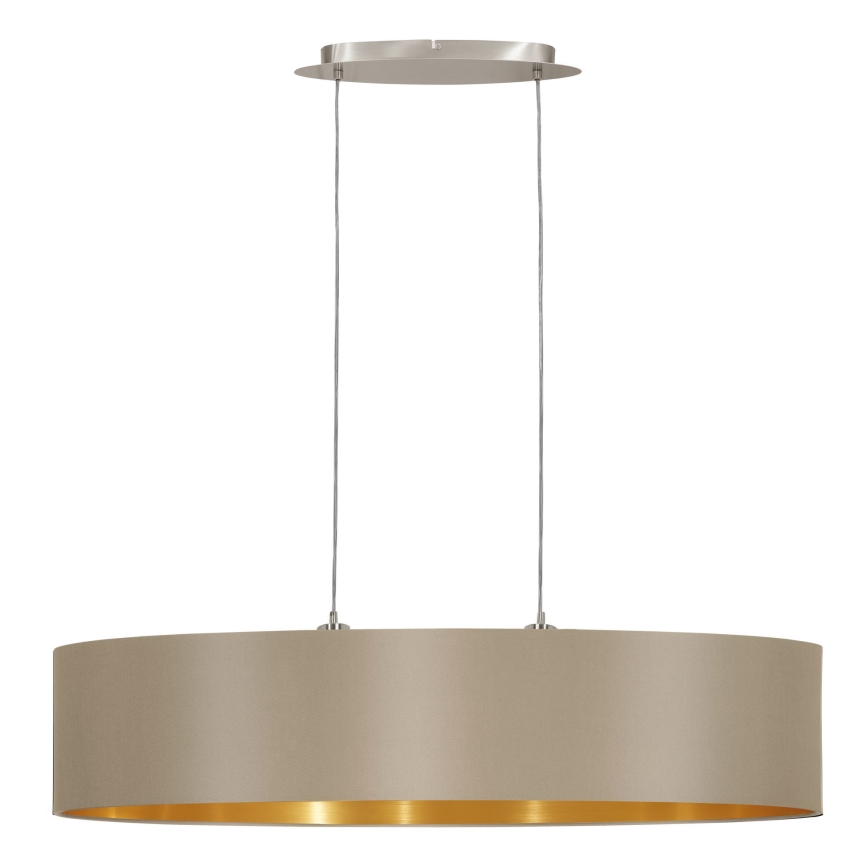 Eglo 31618 - Kattokruunu narulla MASERLO 2xE27/60W/230V