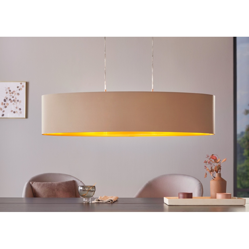 Eglo 31618 - Kattokruunu narulla MASERLO 2xE27/60W/230V