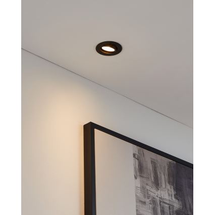 Eglo 31695 - LED RGBW Himmennettävä riippuva kattovalaisin SALICETO-Z LED/4,7W/230V 2700-6500K musta