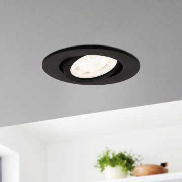 Eglo 31695 - LED RGBW Himmennettävä riippuva kattovalaisin SALICETO-Z LED/4,7W/230V 2700-6500K musta