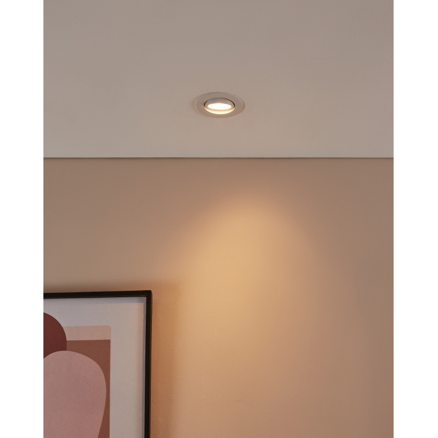 Eglo 31696 - LED RGBW Himmennettävä riippuva kattovalaisin SALICETO-Z LED/4,7W/230V 2700-6500K valkoinen