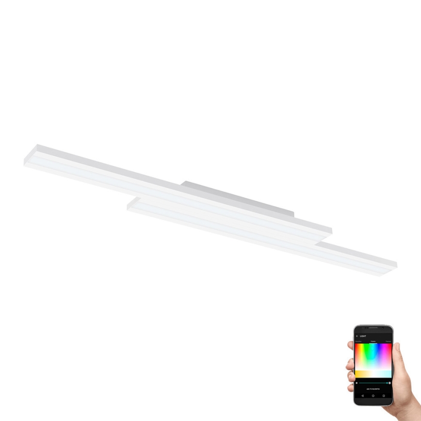 Eglo 31713 - LED RGBW Himmennettävä kattovalo SALITERAS-Z LED/20,4W/230V 2700-6500K valkoinen