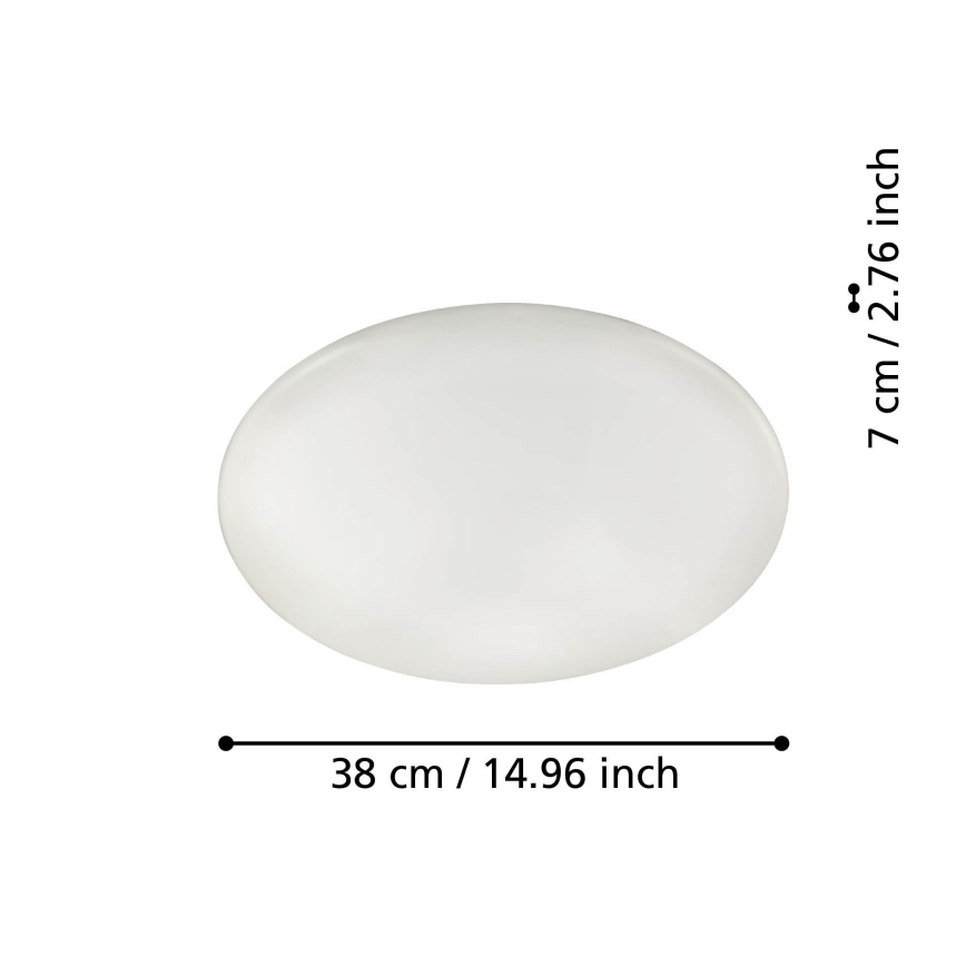 Eglo 31737 - Himmennettävä LED-kattovalaisin TOTARI-Z LED/19,2W/230V 2700-6500K valkoinen