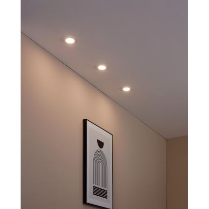Eglo 31741 - SETTI 3x LED Himmennettävä upotettu kylpyhuonevalaisin FUEVA-Z 1xLED/2,8W/230V 2700-6500K IP44 valkoinen
